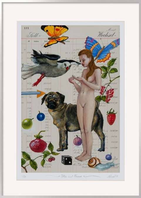 Thomas Gatzemeier Flora und Fauna limitiert mit Rahmen