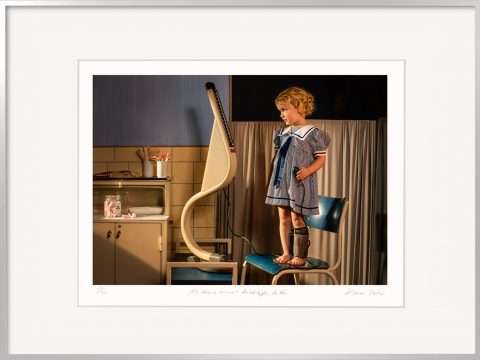 Horst Kistner Als Hanna einmal Herzklopfen hatte 60 x 80cm Alu-Rahmen