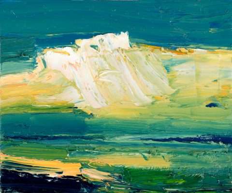Torsten Ueschner Nr. 84 2015 Öl auf Leinwand 22 x 27 cm