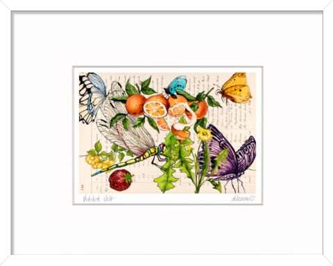Das kleine Kunst Geschenk Verkehrte Welt von Thomas Gatzemeier ist eine bezaubernde Naturgrafik und lässt die Herzen höher schlagen. Denn Naturbilder können Erinnerungen an vergangene Erlebnisse in der Natur wecken, wie Spaziergänge im Wald, Urlaub am Meer oder Picknicks im Park