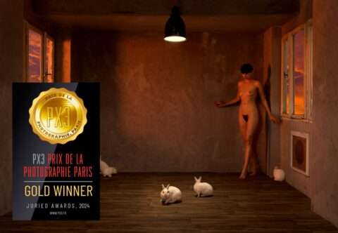 Die Fotografie von Horst Kistner Alice Gold hat in Paris bei dem Fotowettbewerb 2024 Gold gewonnen.